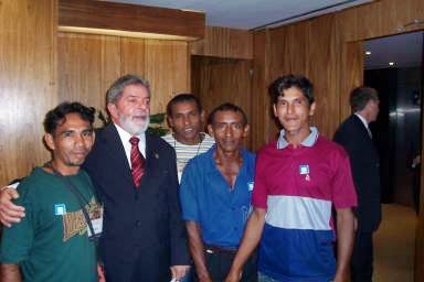 Le Comunitàdel Jauaperi incontrano Lula